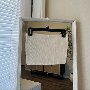 Pacsun Kendall & Kylie Gold Sparkle Strapless Crop Top